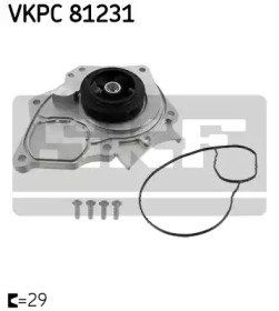 VKPC 81231 SKF - Насос охолоджуючої рідини1